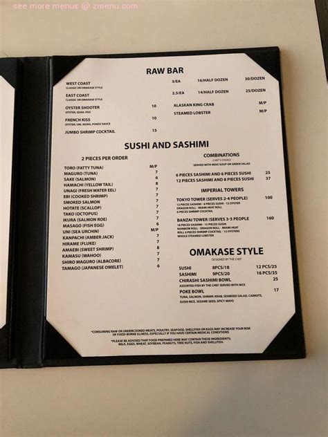 imasa sushi|imasa sushi menu.